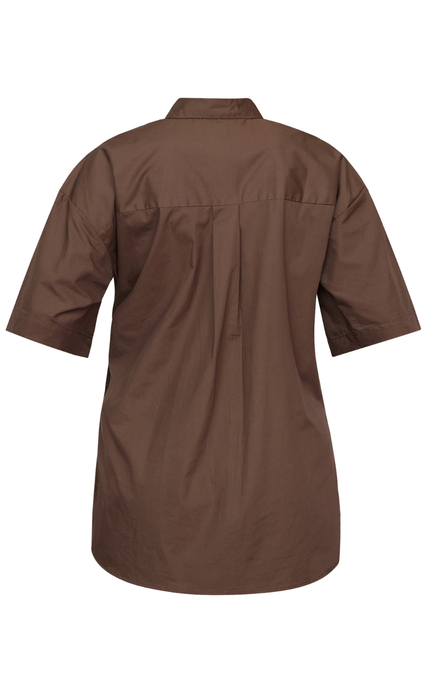 Sisters Point Topp - ETAPA-SS - Brown