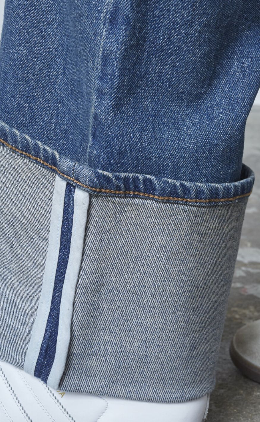 Sisters Point Jeans - ONEA-TURNUP2 - Vintage Blue