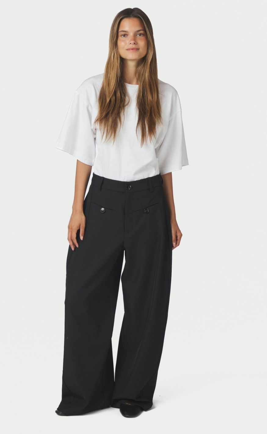 Neo Noir Bukser - Massie Structure - Black
