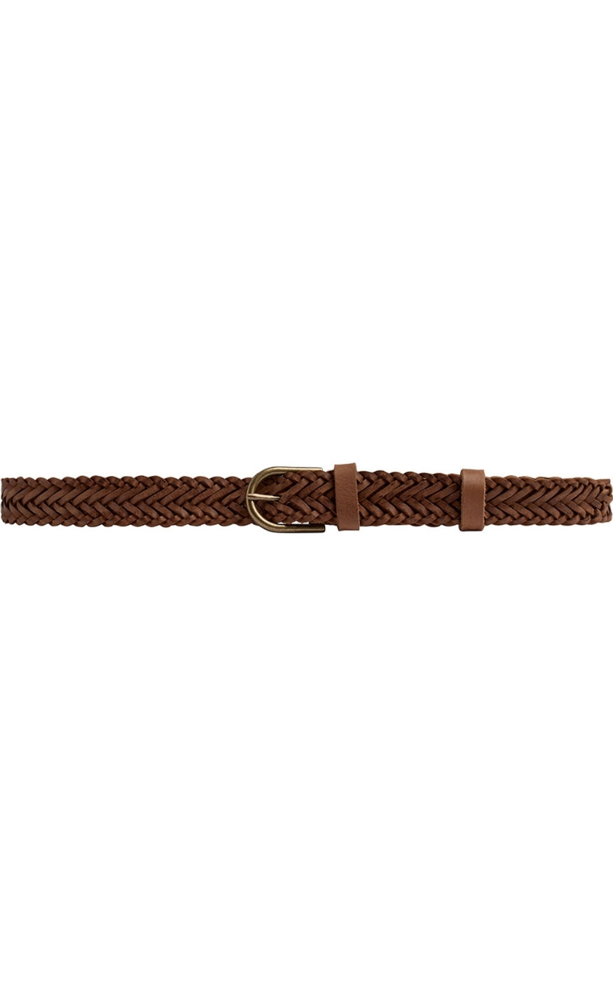 Depeche Belte - Jeans Braided - Cognac
