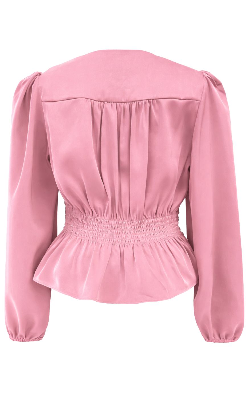 Liberté Bluse - Tiki Twist - Rose