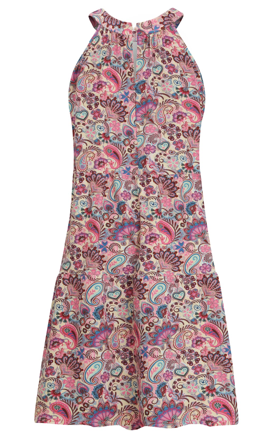 Liberté Kjole - Alma Anni - Pink Paisley