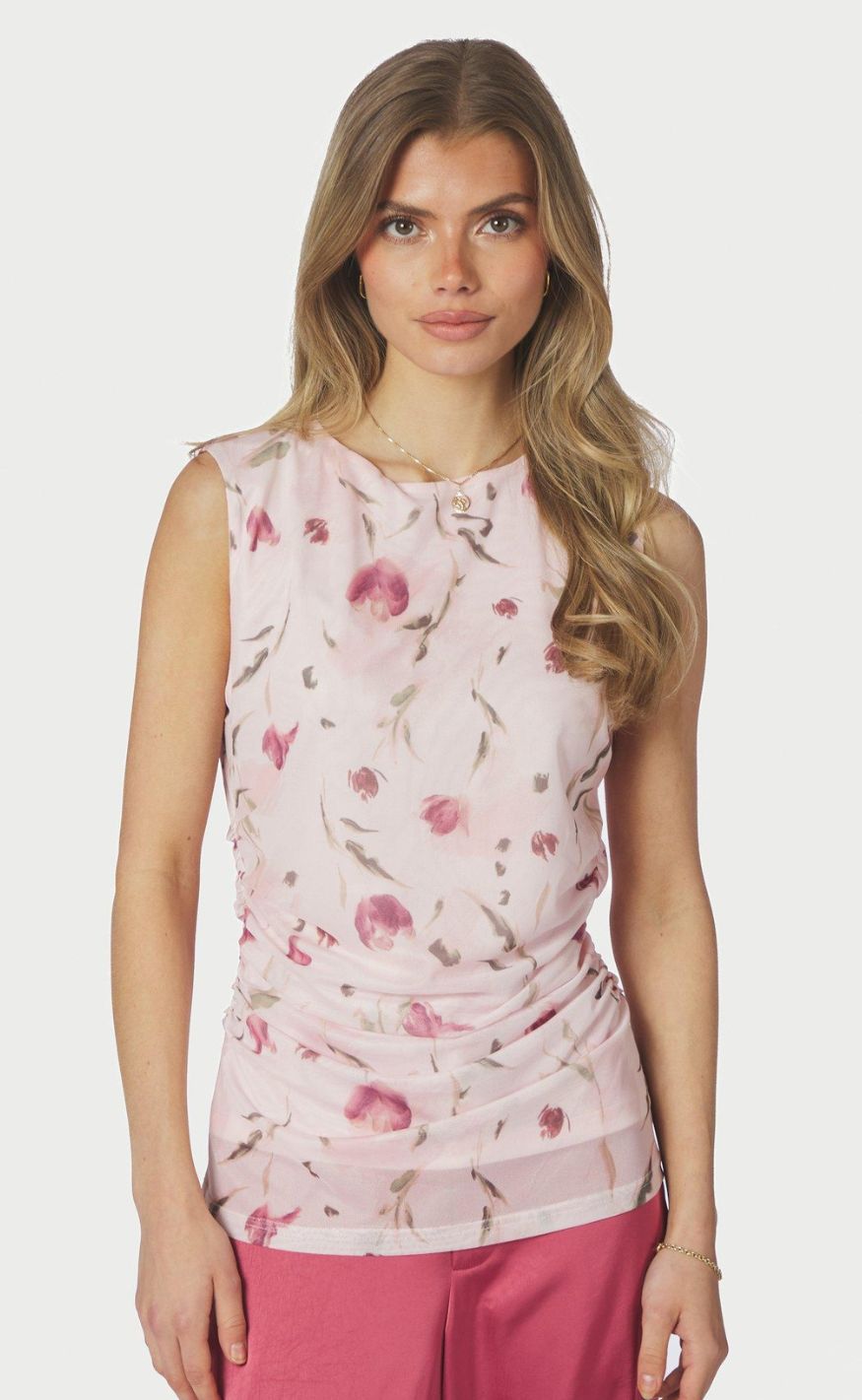 Neo Noir Topp - Liblana Artist Mesh - Light Pink
