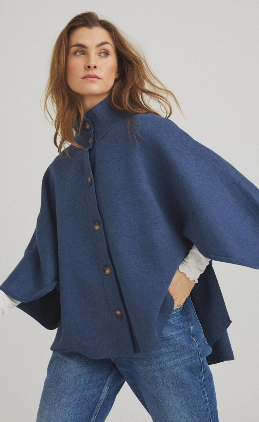 Luxzuz Genser - Birdie -  Insignia Blue