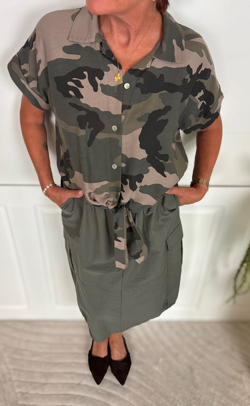 Marta Du Chateau Skjørt - Soleil - Military73