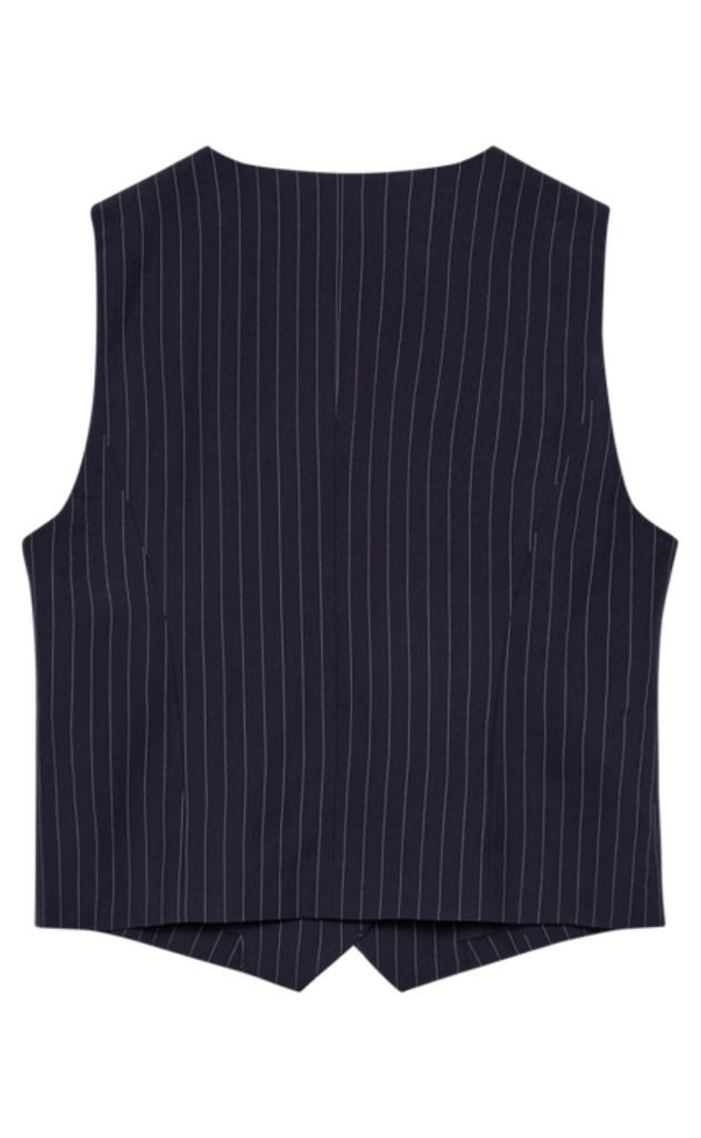 Freequent Vest - Mynte - Salute w. Star Off-white