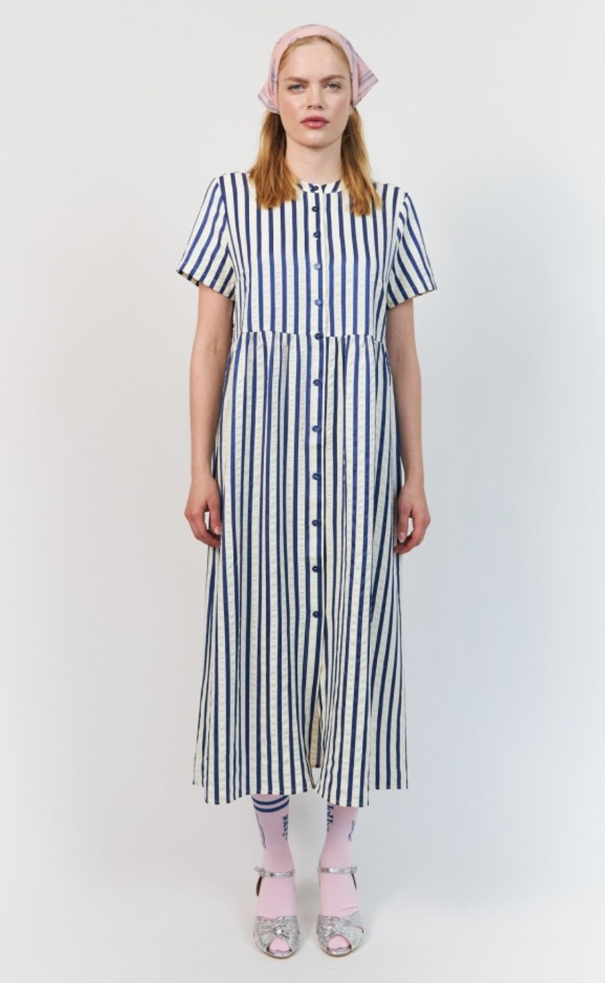 Lollys Laundry Kjole - AliyaLL Maxi - Blue