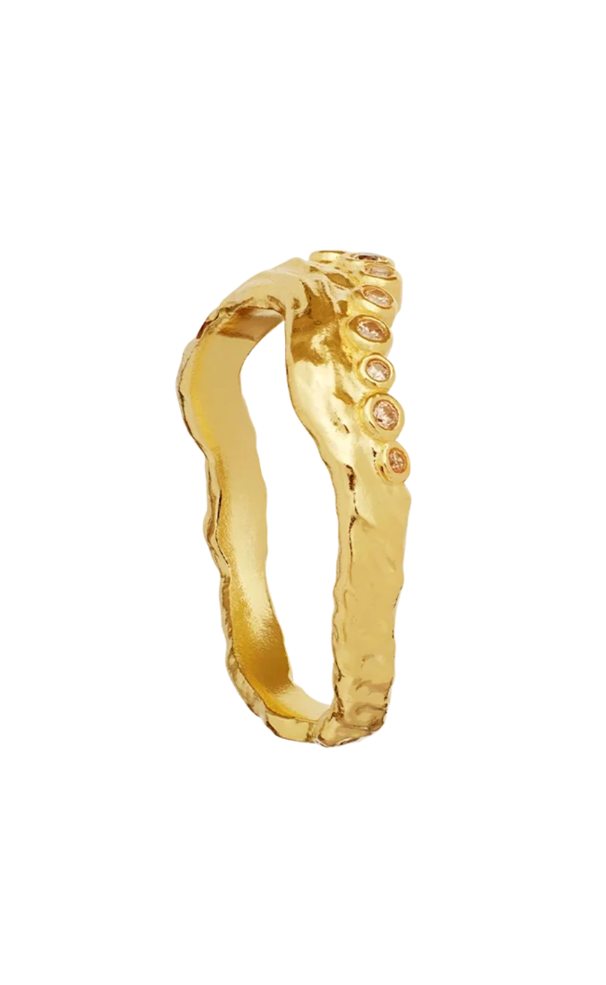 Maanesten Ring - Selene - Gold Colour