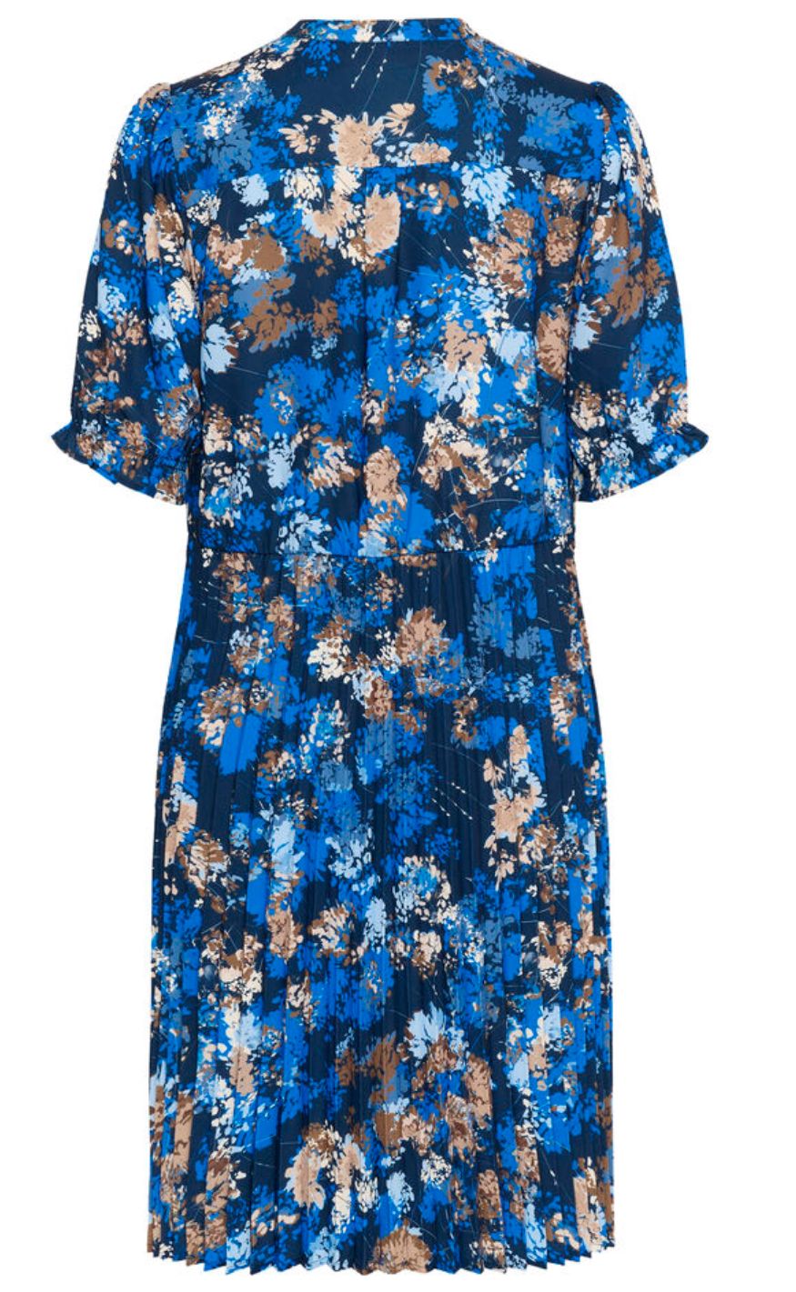 Culture Kjole - Paddy Betty Short - Blue Flower