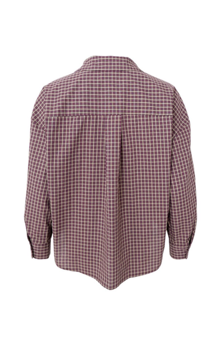 Black Colour Skjorte - Campbell Tailored - Plum