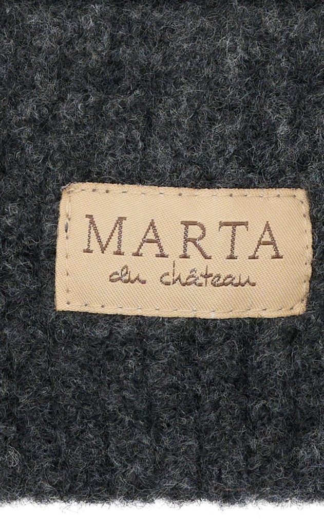 Marta Du Chateau Lue - Rib Beanie - Grey