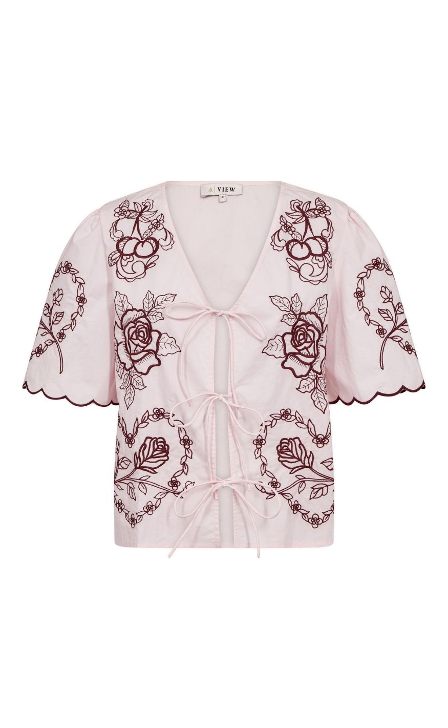 A-View Bluse - Amanda - Rose