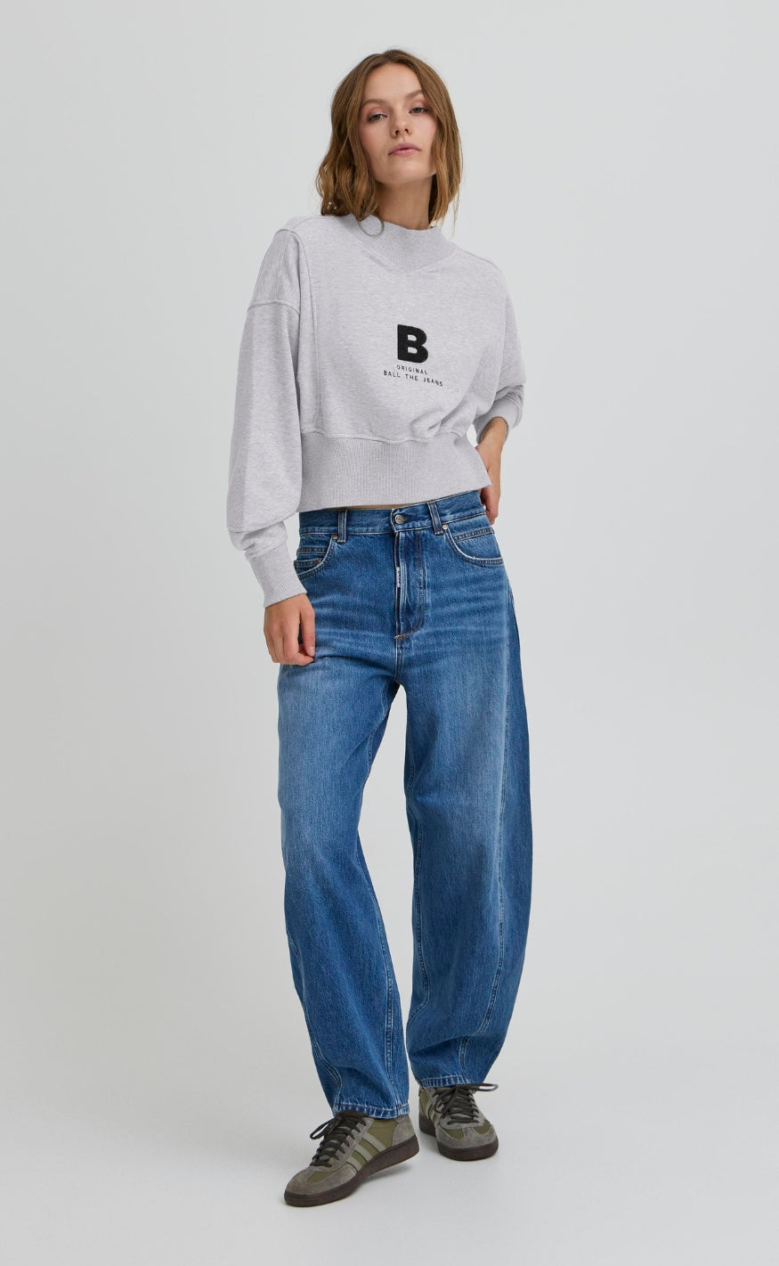 BALL Original Sweatshirt - Alberta -  Medium Gray Melange