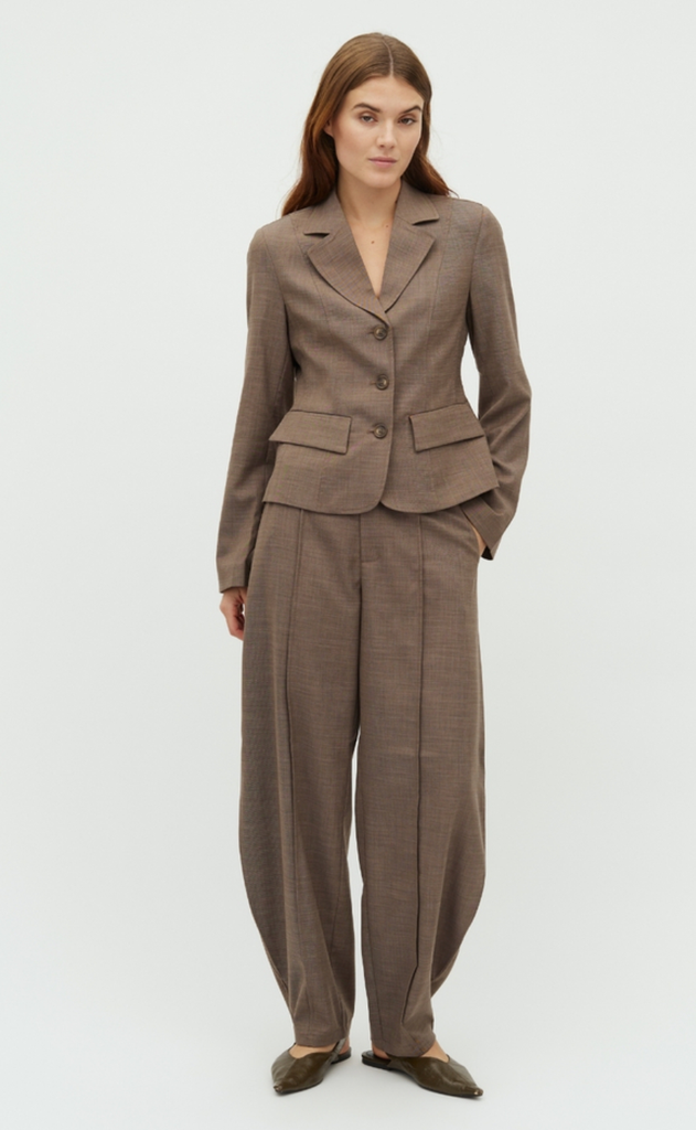 MbyM Bukser - Pika - Chicory Coffee Melange