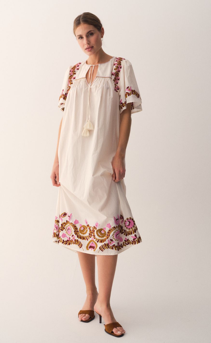 Gossia Kjole - Gena - Off-white