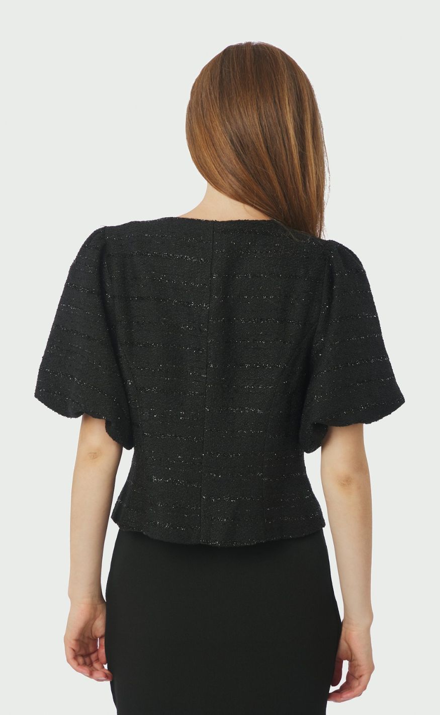 Neo Noir Bluse - Anela Boucle - Black