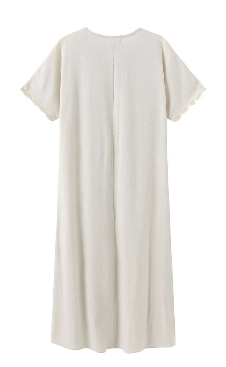Luxzuz Kjole - Vanessa - Off White 7038