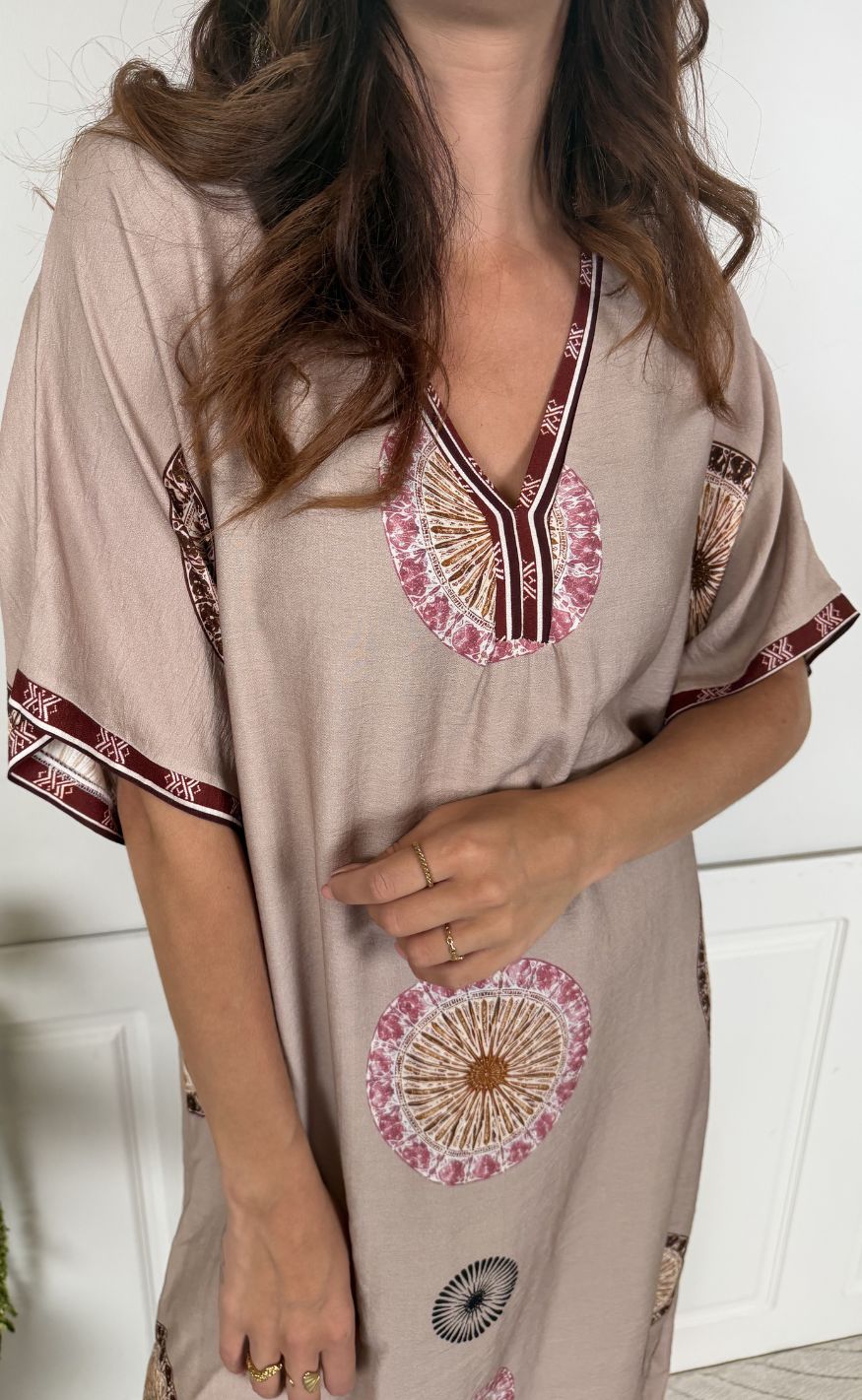 Marta Du Chateau Kjole - Zenia - Marrone3254tps