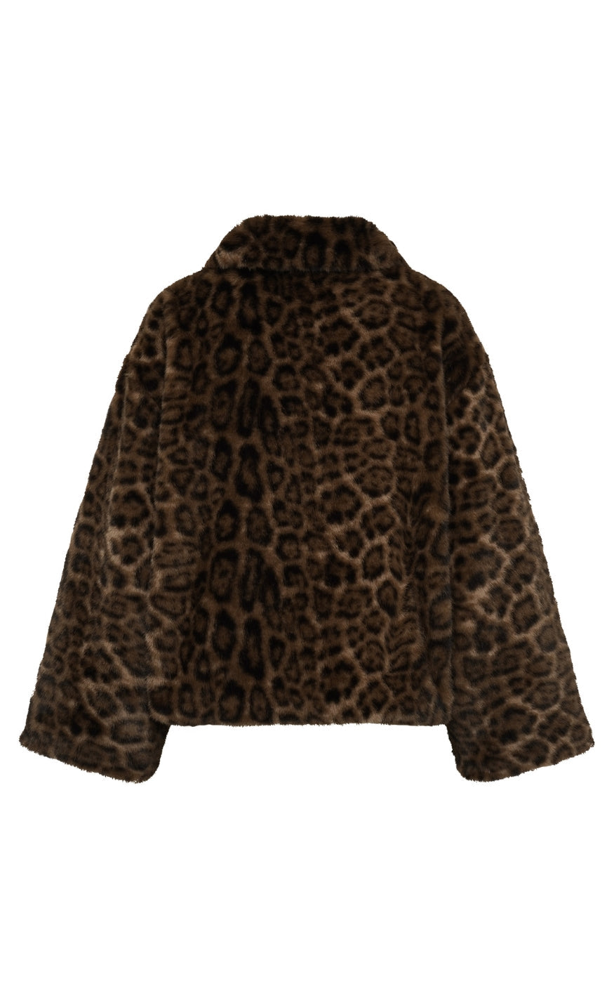 A-View Jakke - Leo Faux - Brown