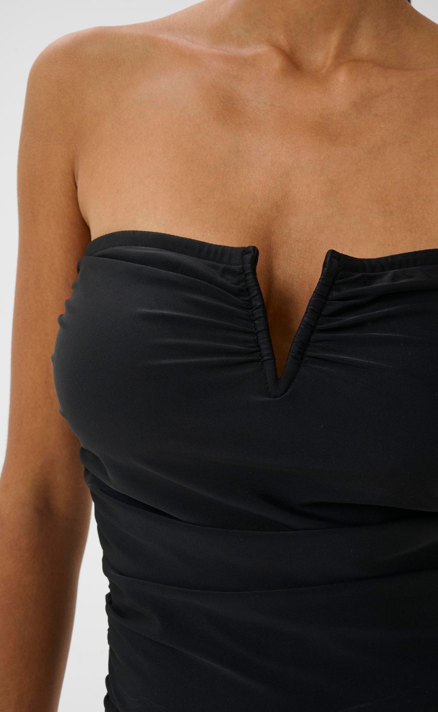 Gestuz Topp - Mao Tube - Black