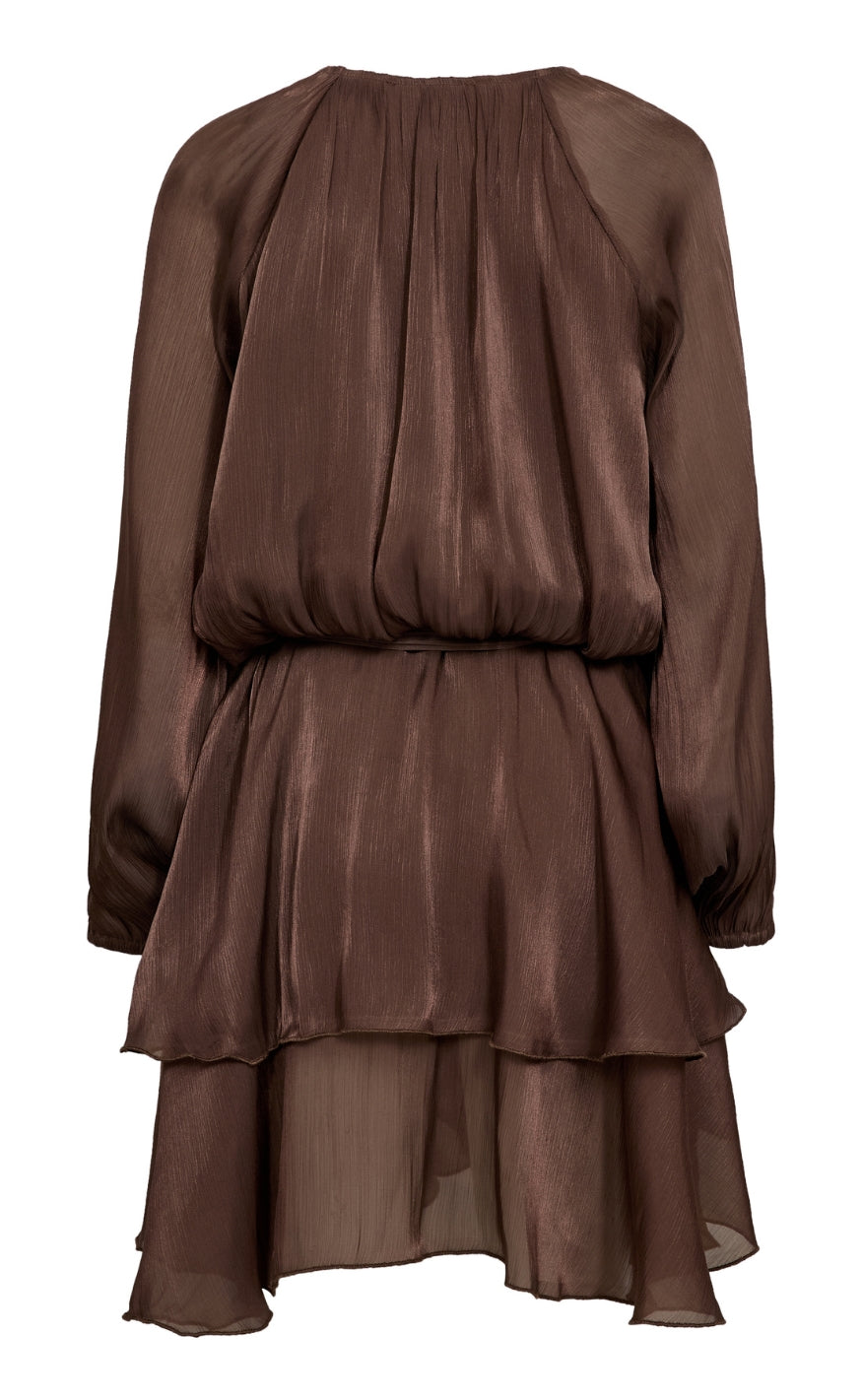 A-View Kjole - Ovena - Dark Brown