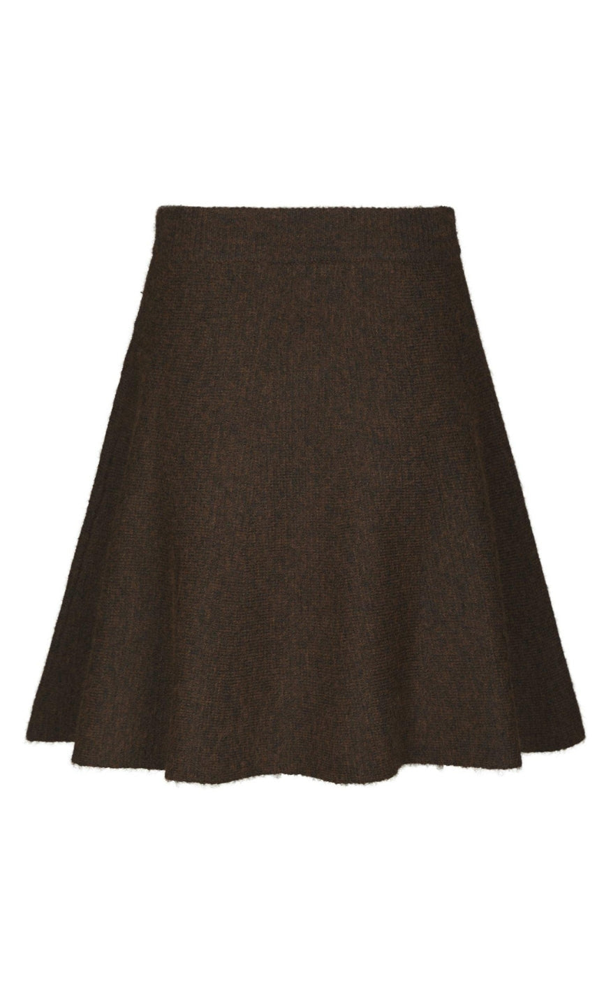 Neo Noir Skjørt - Renata Fluffy - Brown Melange