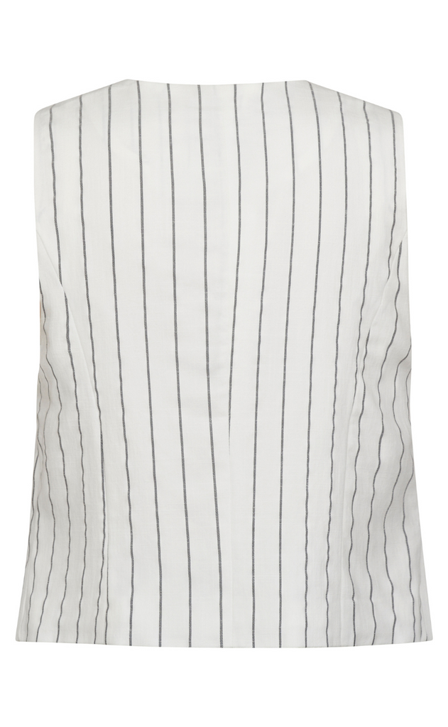 Love & Divine Vest - Love1044-1 - Cream/Black