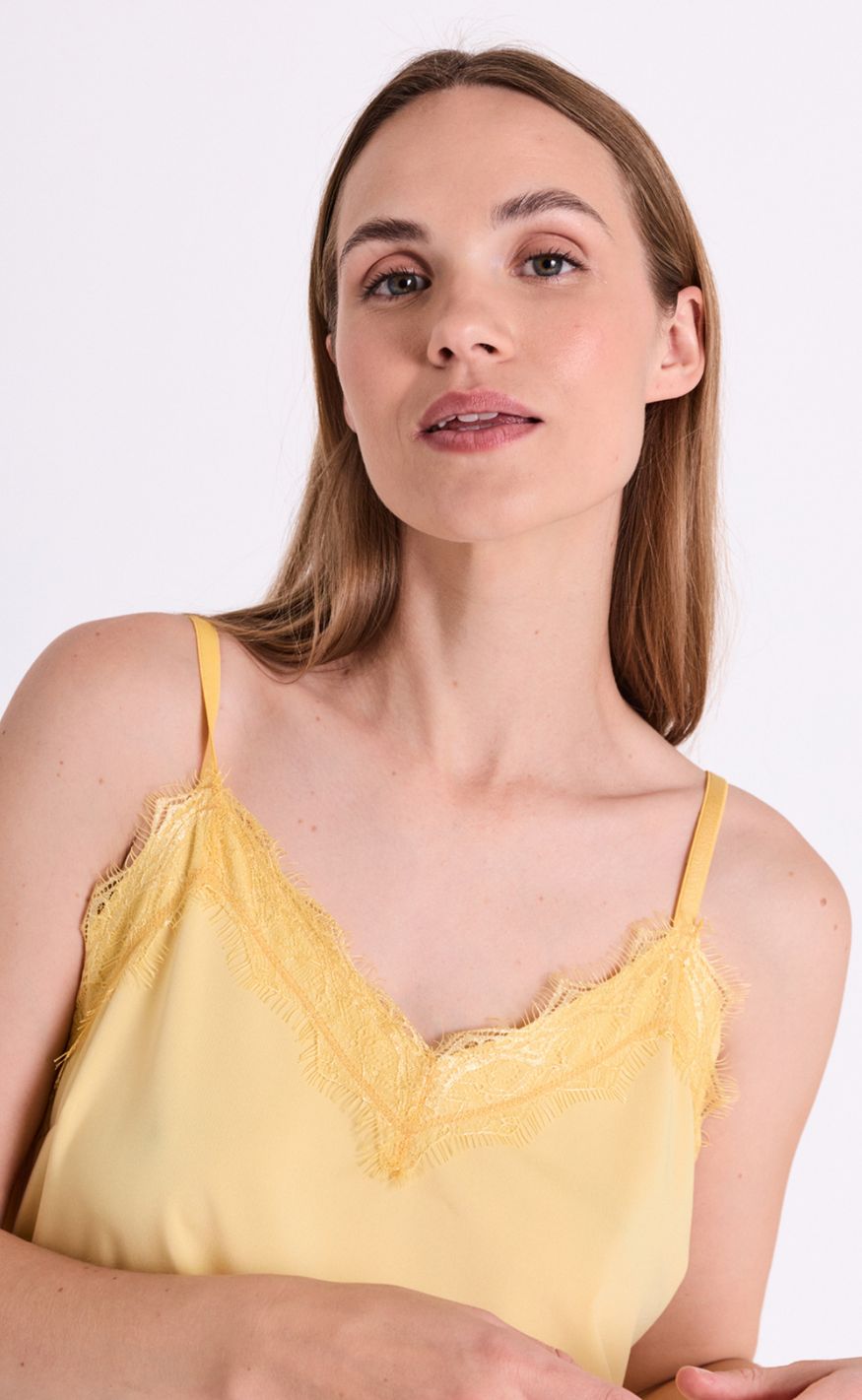 Freequent Topp - Bicco Strap - Golden Haze