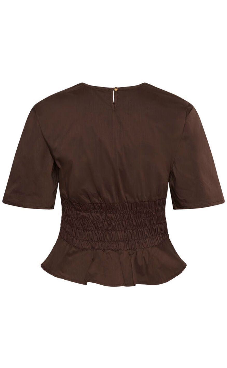 Culture Bluse - Ajda Antoinett - Coffee Bean