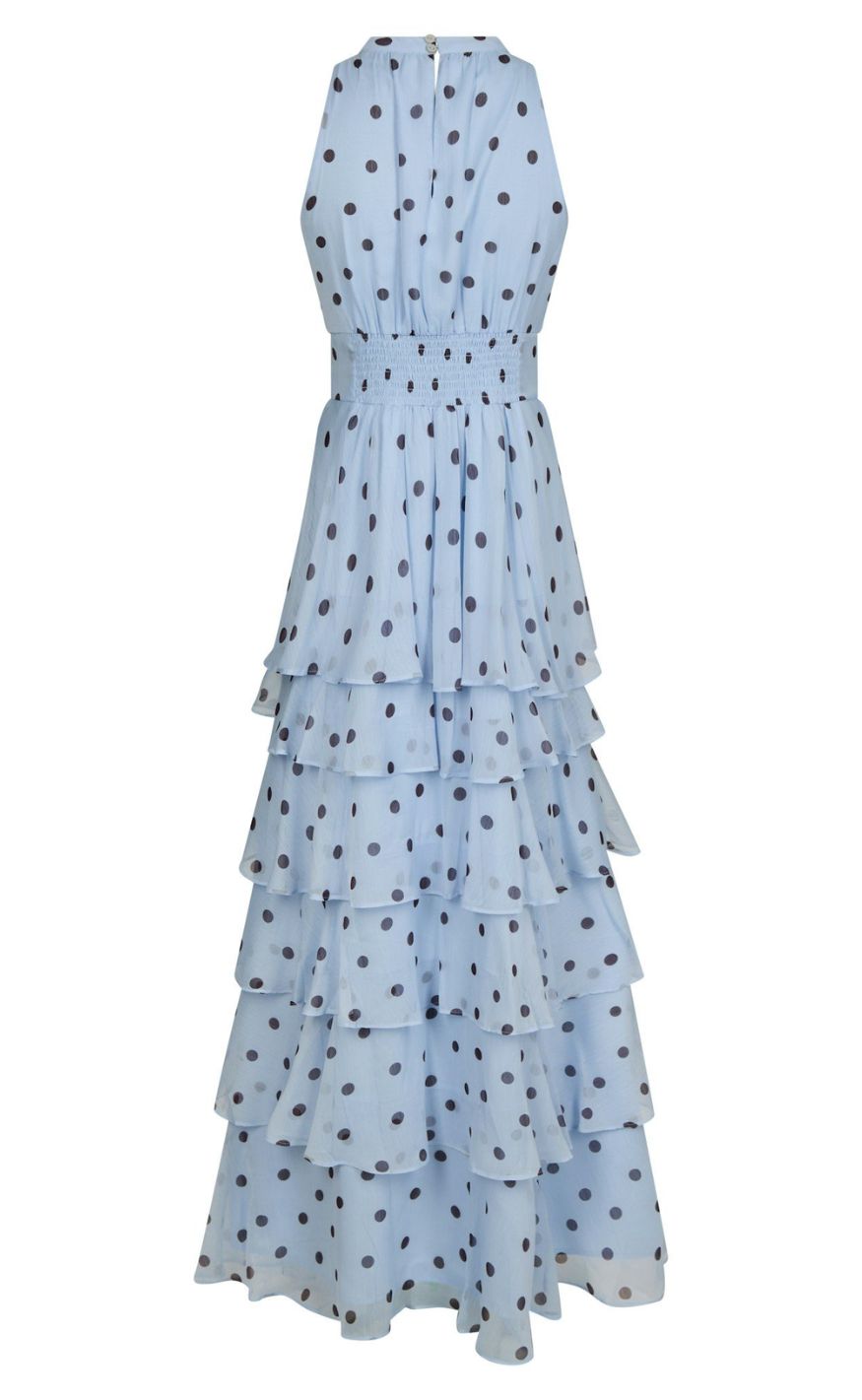 Neo Noir Kjole - Marli Big Dot - Light Blue
