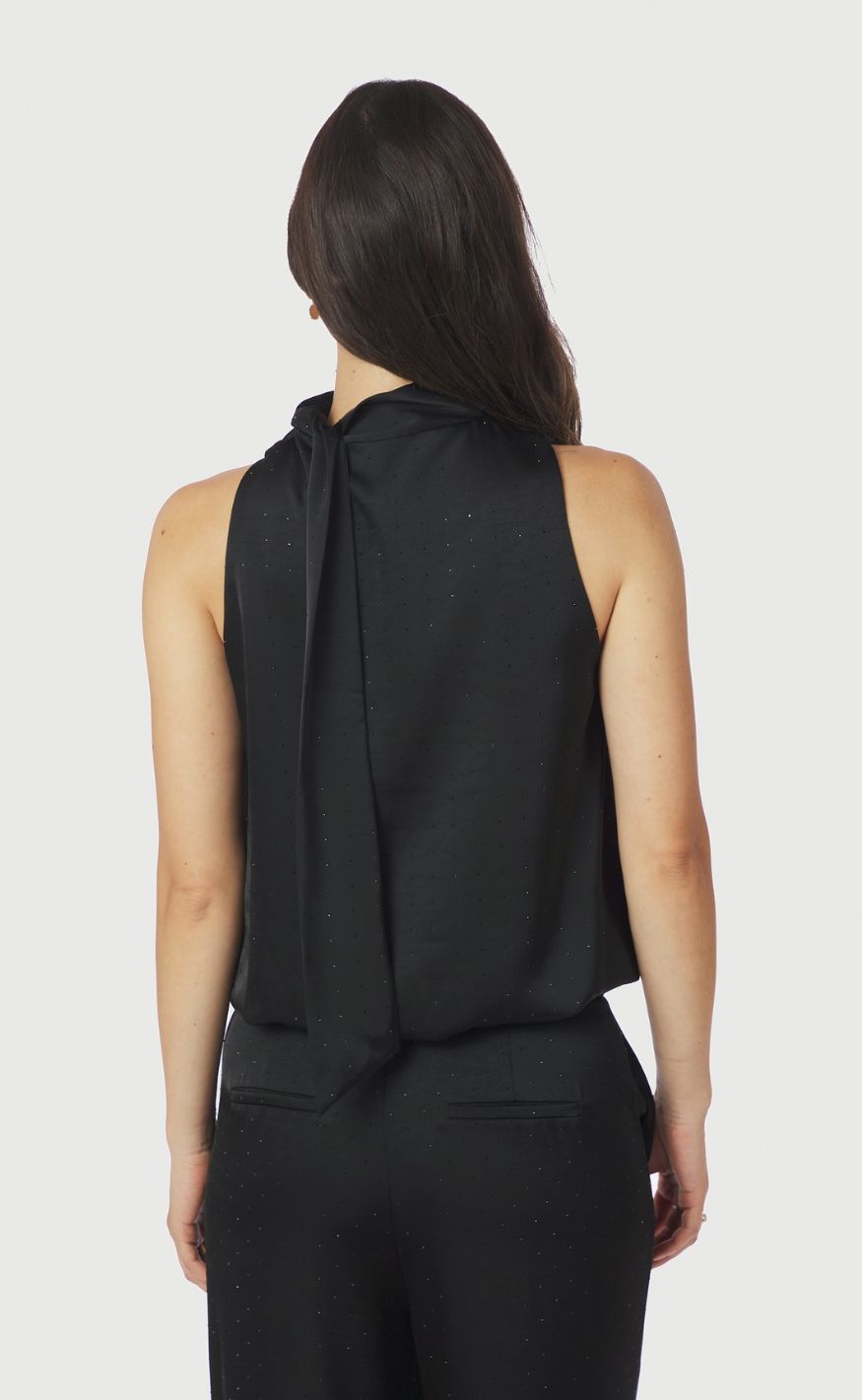 Neo Noir Topp - Veda Heavy Sateen Bedaz - Black