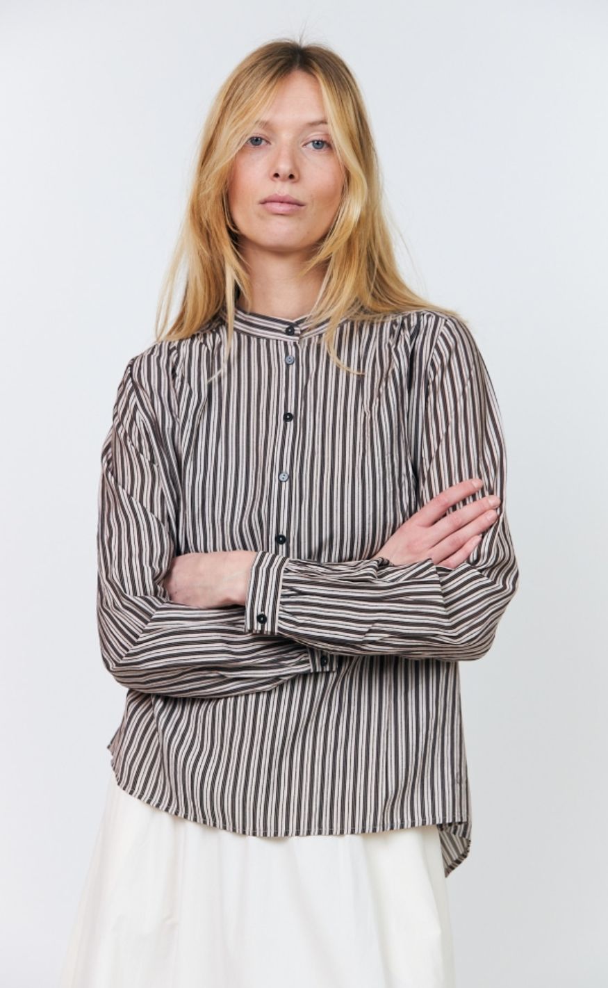 Lollys Laundry Skjorte - Lari - Beige