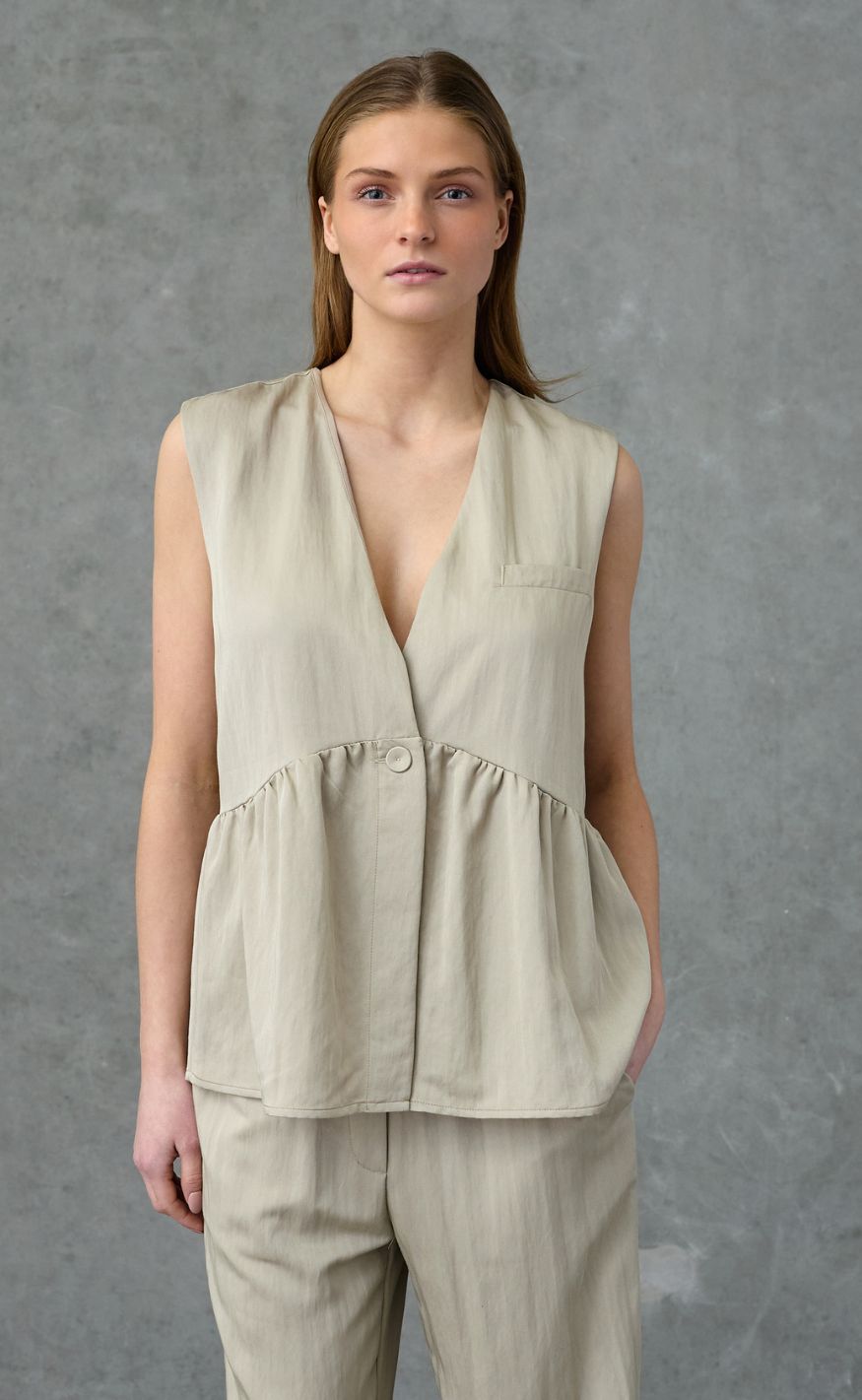 Love & Divine Topp - Love1478 - Sandstone