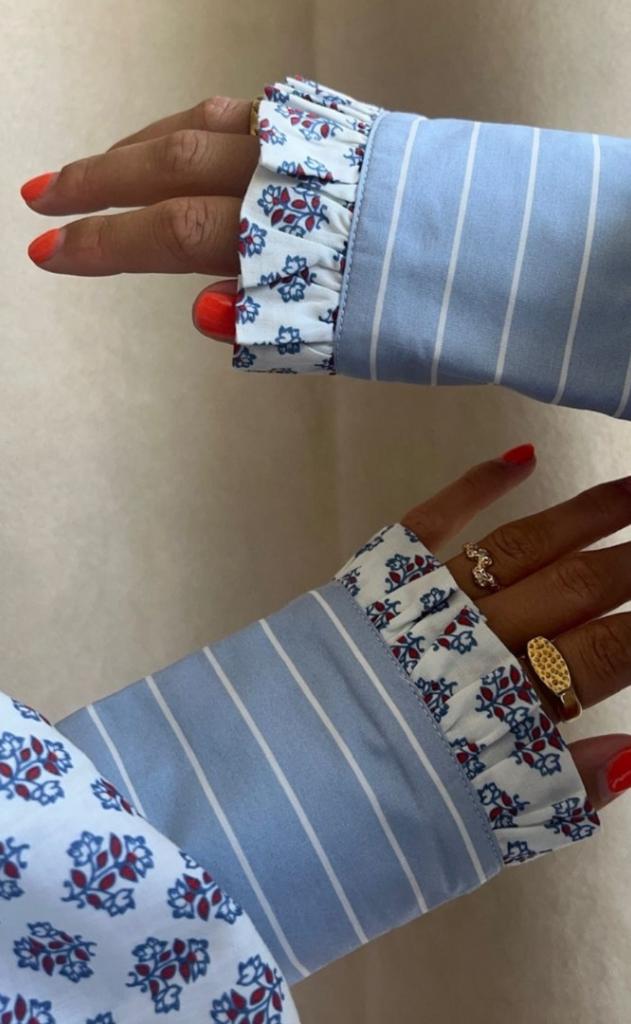 Stories From The Atelier Skjorte - The Camolille - Blue