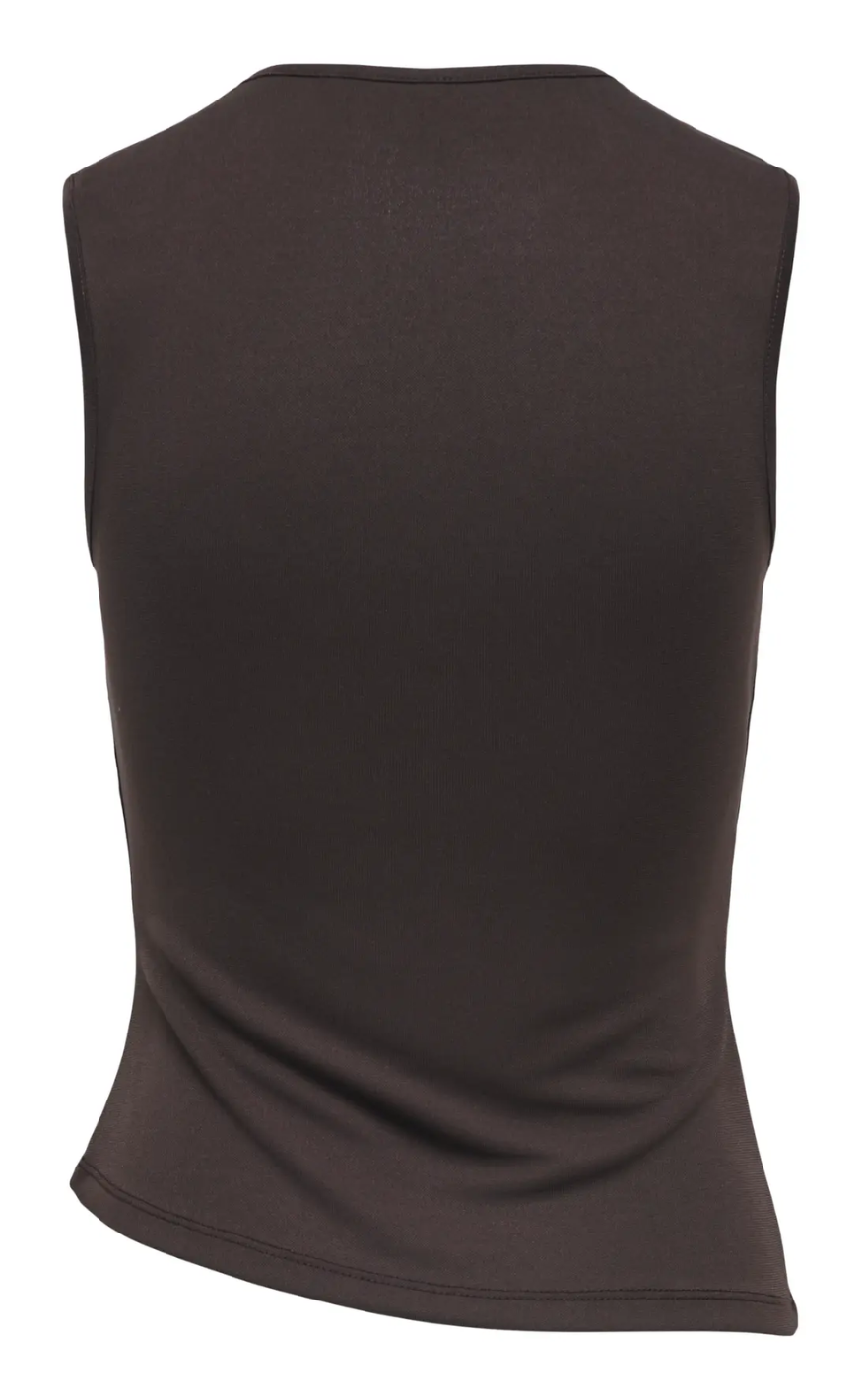 ONLY Topp - Haze - Chocolate Torte Metallic