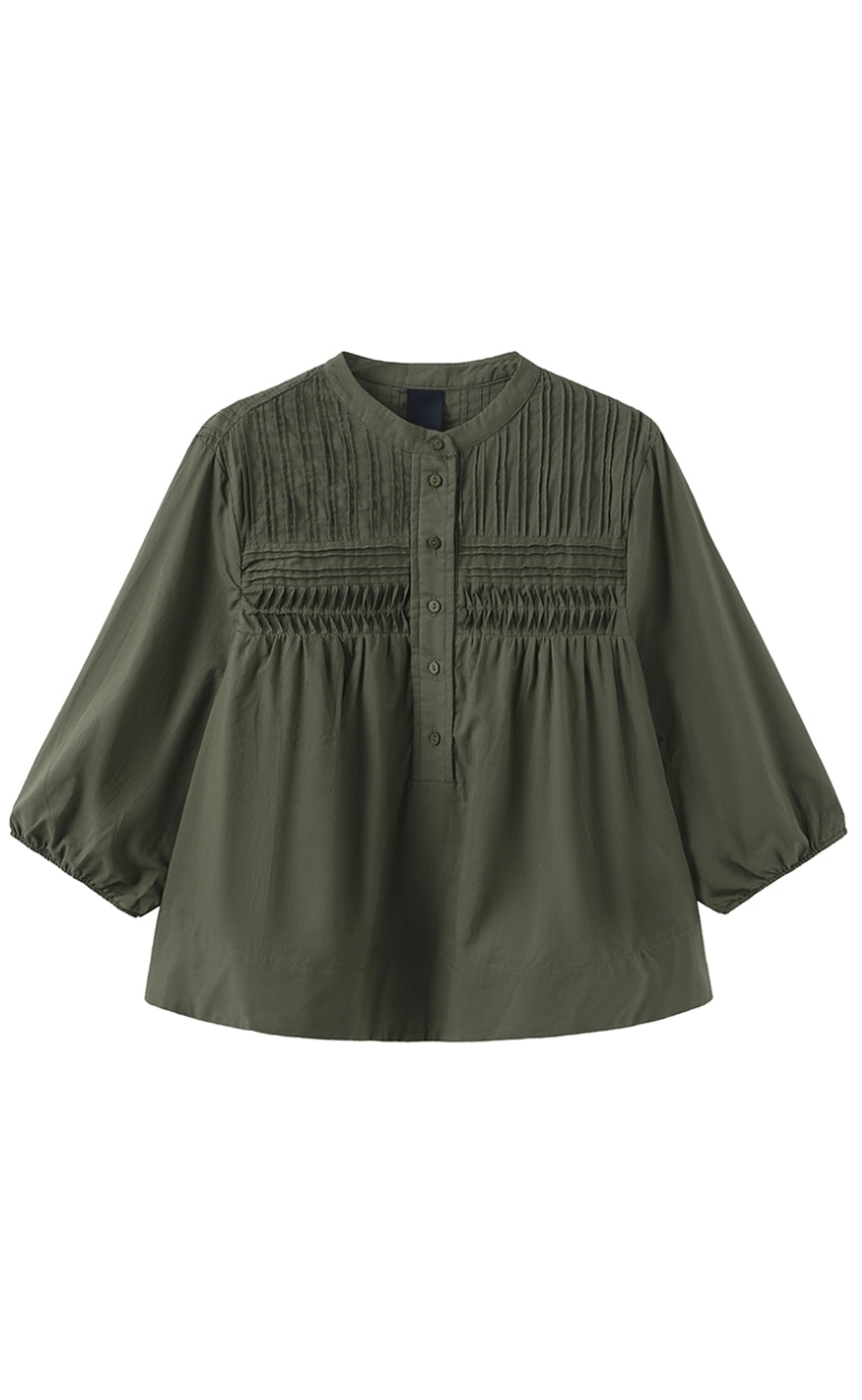 Luxzuz Bluse - Percha - Olivo