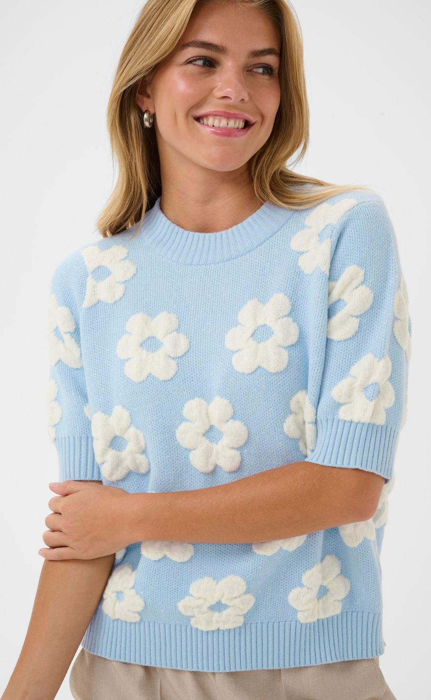 Culture Genser - Niva Charla SS - Cashmere Bluse