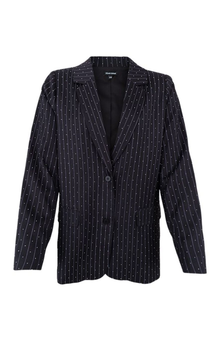 Black Colour Blazer - Angelica Strass - Black