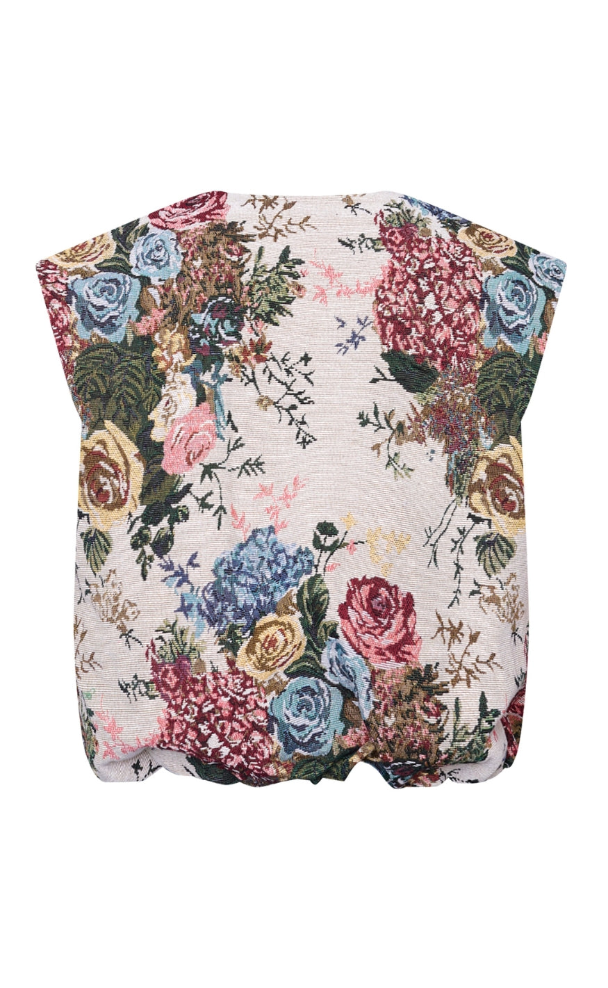 Sisters Point Vest - N.GARWIN-VE - L. Flower Jacquard