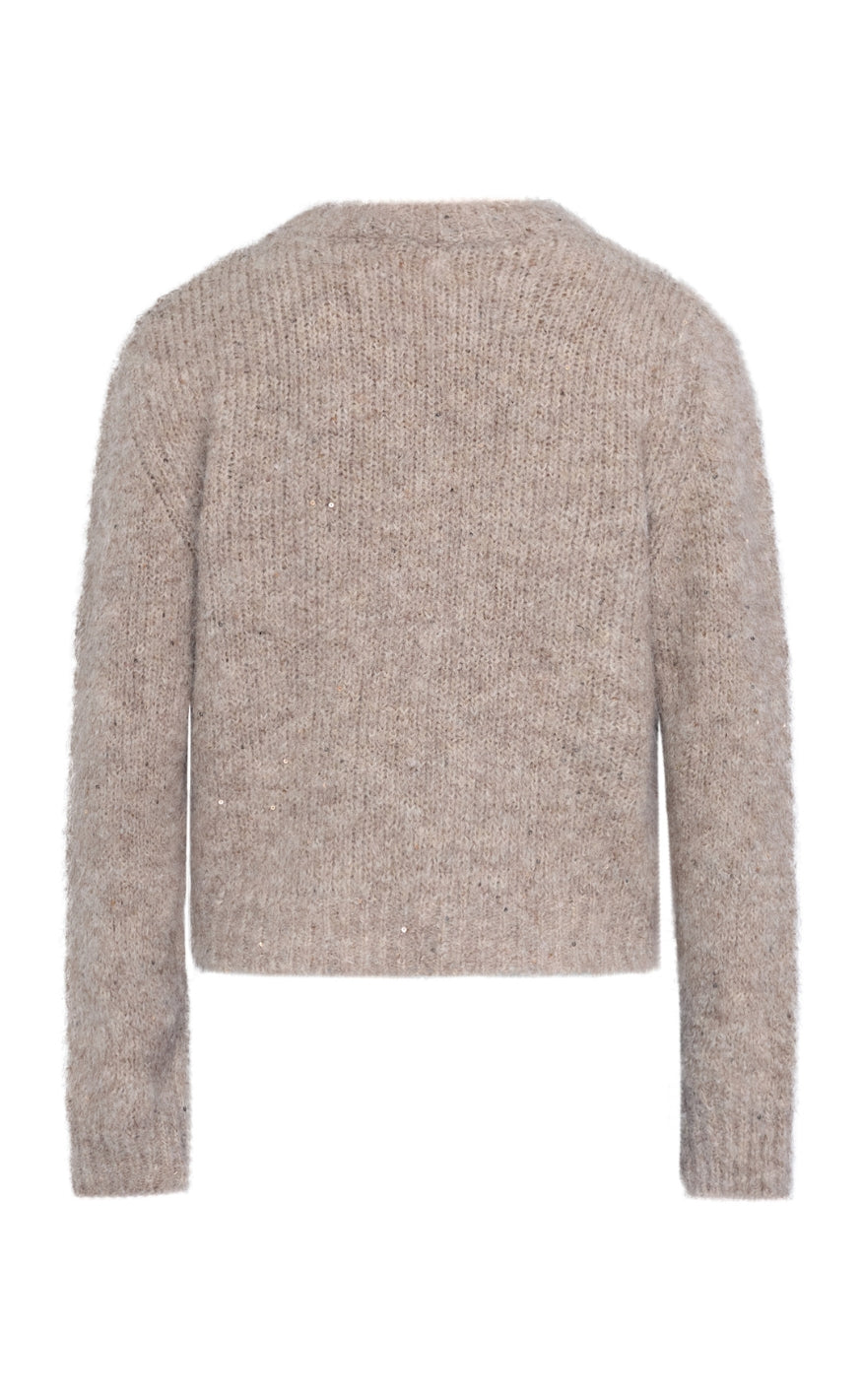 Sisters Point Genser - LESSIE-PU - Beige Glitter