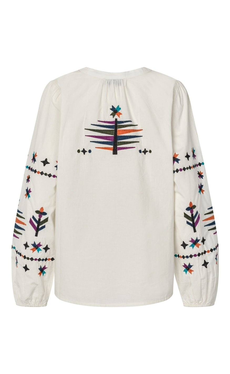 Lollys Laundry Skjorte - Bonnie LS - 01 White