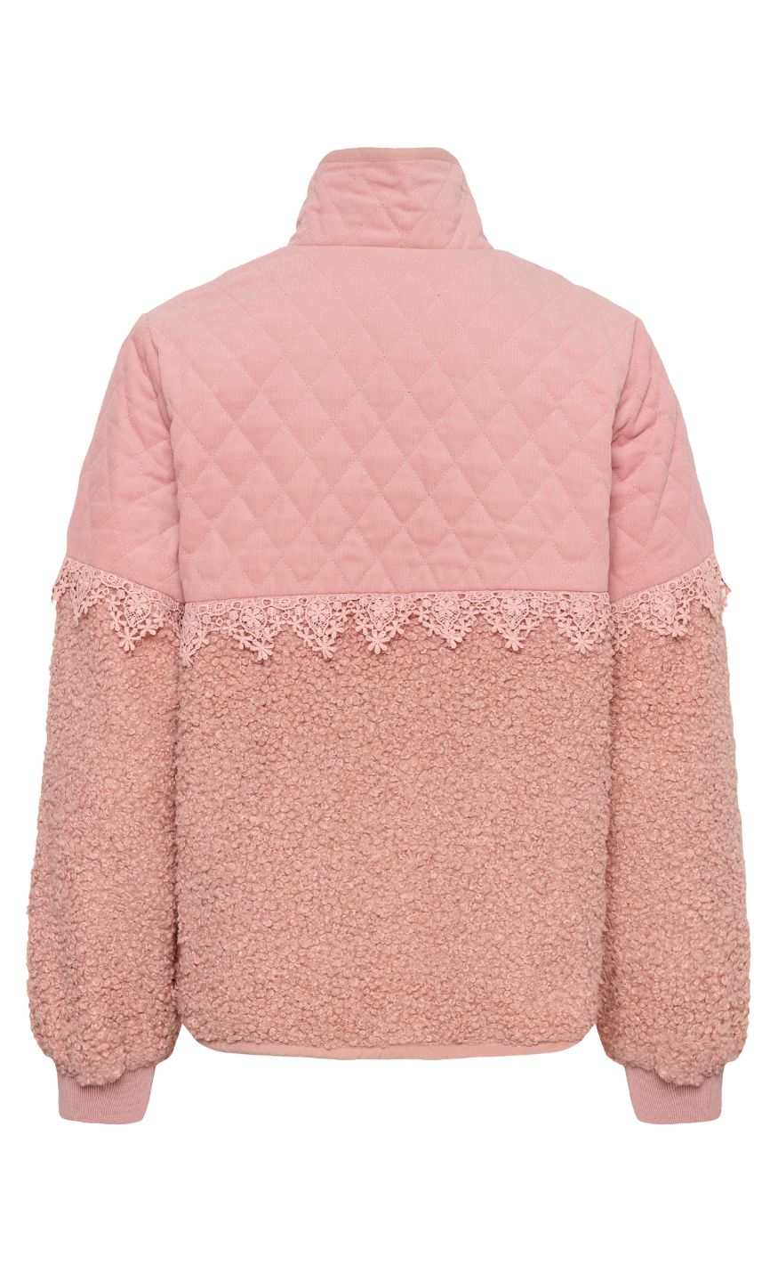 Culture Jakke - Lenia Catina Teddy - Pale Mauve