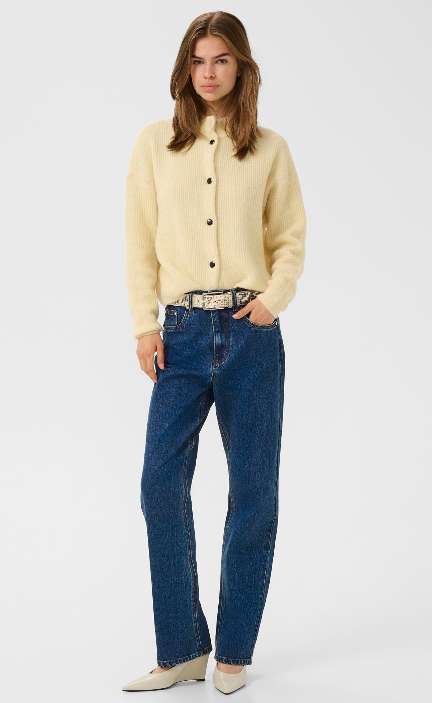 Gestuz Cardigan - Alpha - Frozen Dew Melange