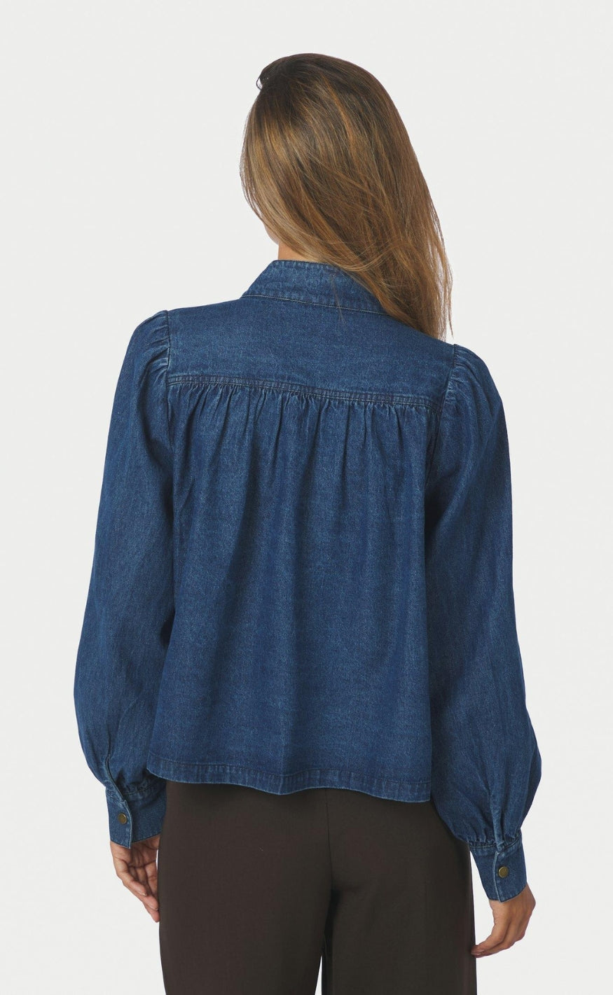 Neo Noir Skjorte - Melya Denim - Blue