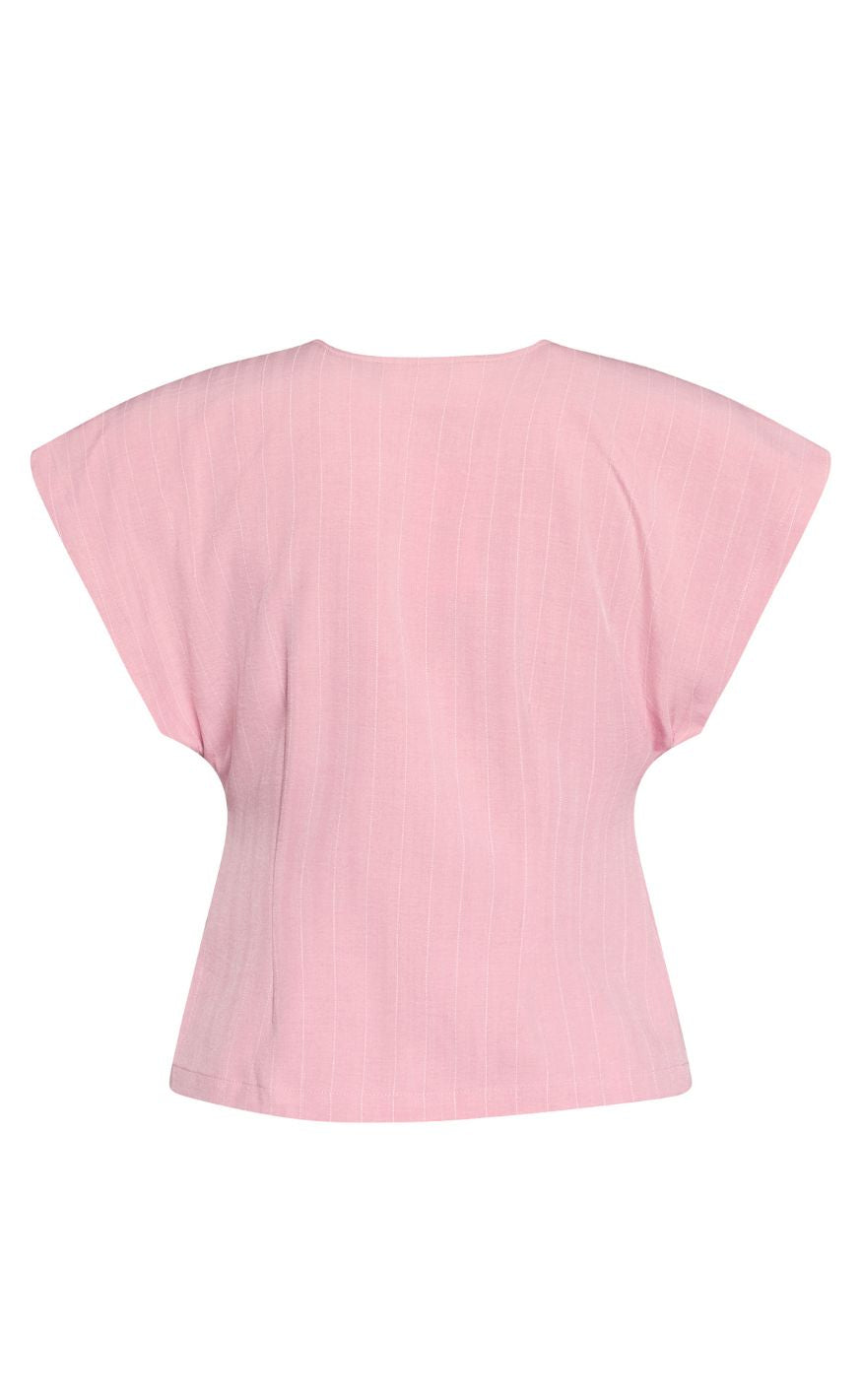 Sisters Point Vest - EVELA-VE2 - Mauve Pinstripe