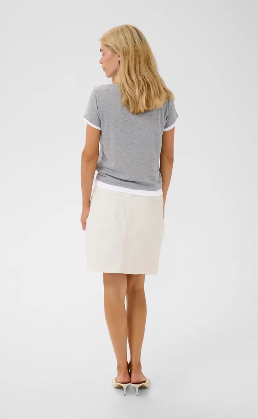 Culture T-Shirt - Rachel - Grey Melange