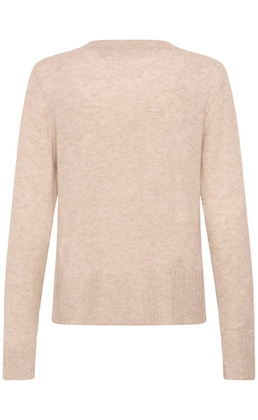 Culture Cardigan - Taia Arrow - Beige Melange