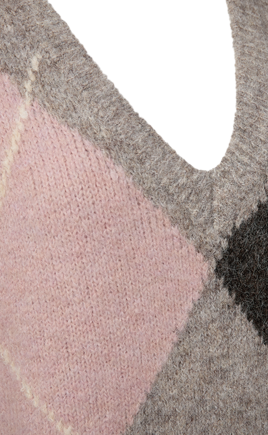 Freequent Vest - Grslulu - Desert Taupe Mel w Pale M Mel.
