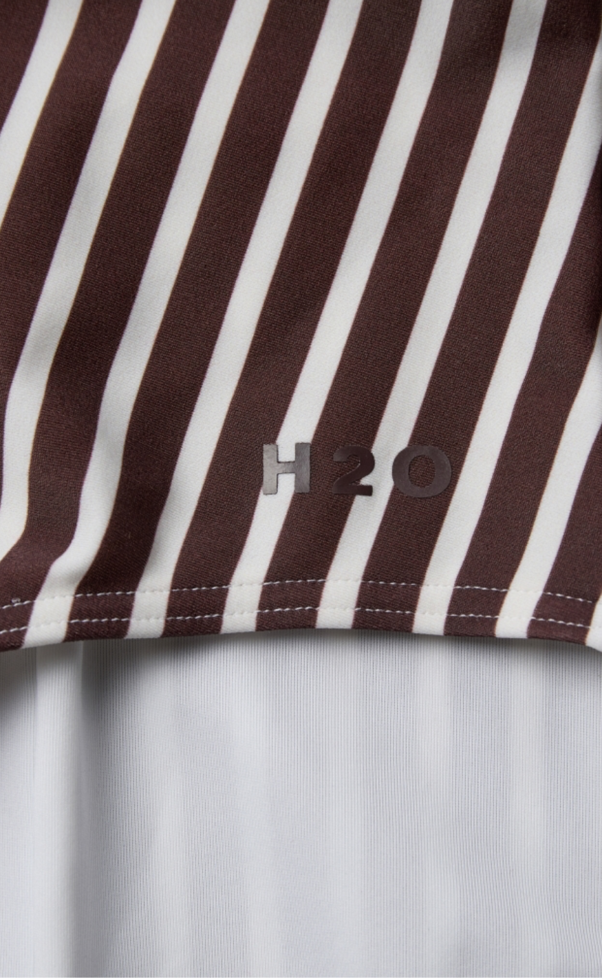 H2O Badedrakt - Stripe Swim - Bark
