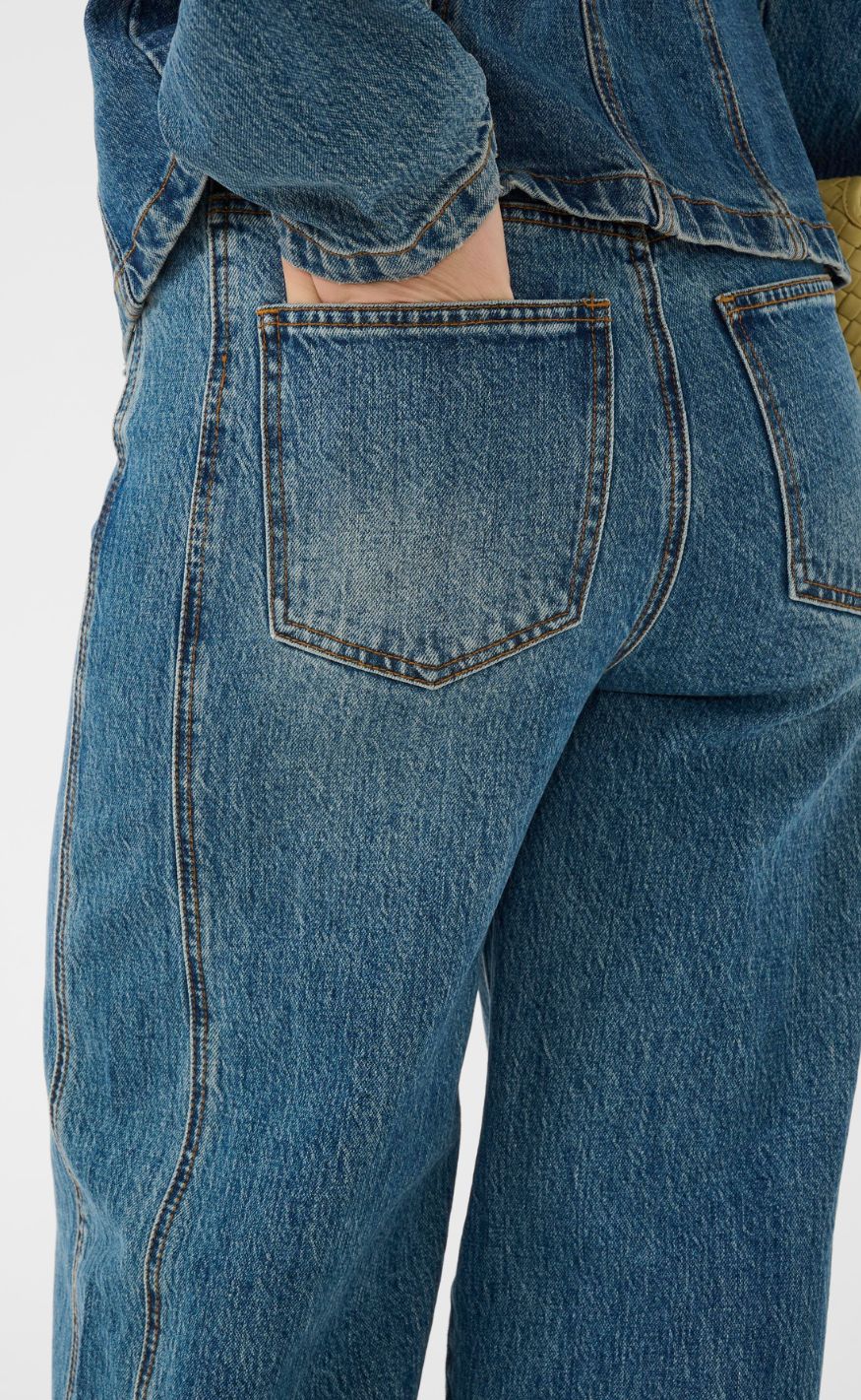 Gestuz Bukser - Melu Barrel - Classic Mid Blue Wash